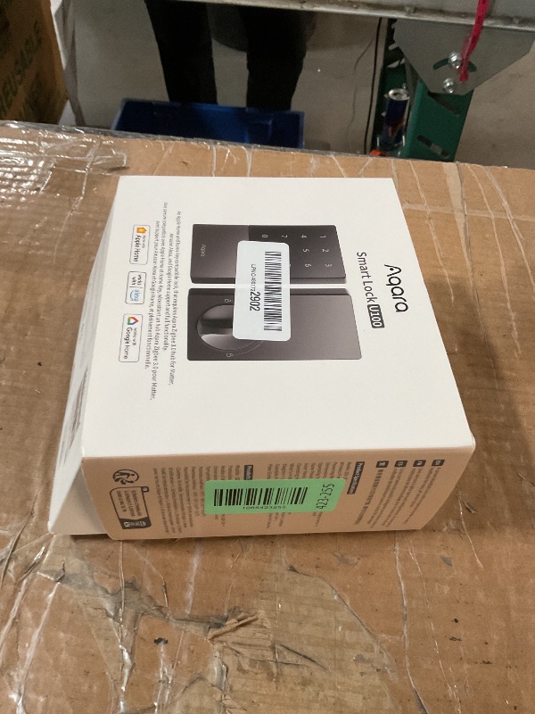 Photo 1 of ***LOCKED***Aqara Smart Lock U100, Fingerprint Keyless Entry Door Lock with Apple Home Key, Touchscreen Keypad, Bluetooth Electronic Deadbolt, IP65 Weatherproof, Supports Apple HomeKit, Alexa, Google, IFTTT, Gray