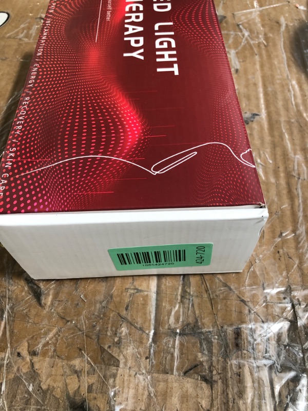 Photo 1 of ***Missing Power Cord*** Red Light Therapy Infrared Light Therapy Pad for Body Pain NIR Deep Therapy for Back Knee Hands Feet Relief Portable 660nm 850nm Home Heating Light Therapy Wrap Belt Gift for Women Men