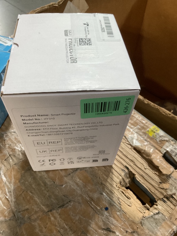 Photo 1 of ?Auto Focus&1080P?Magcubic Mini Smart Projector with 4K Support, Portable Projector with Wifi and Bluetooth, 5W Speaker, Built in Apps, Voice Control, Outdoor Movie Projector