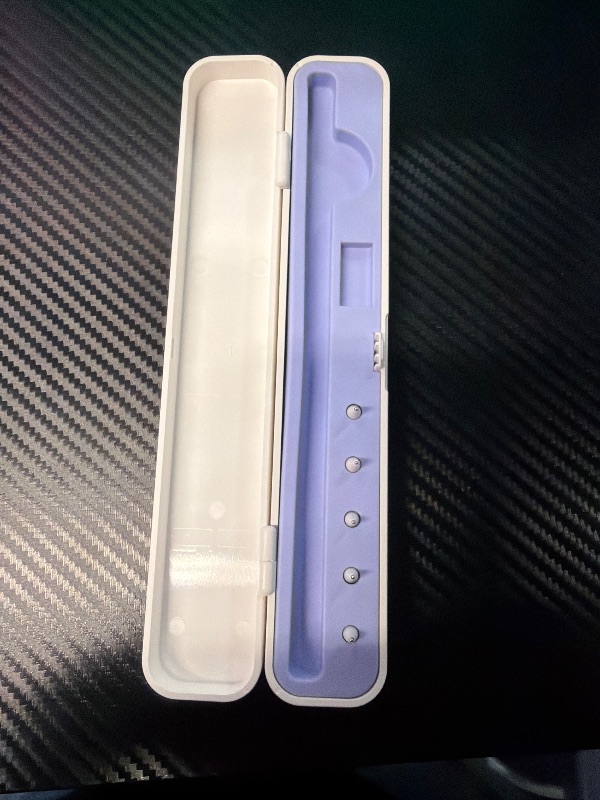 Photo 1 of ***JUST A CASE, NO PENCIL***
Inesore Pencil Case Compatible with Apple Pencil Pro/1st/2nd Gen/USB-C,Contain 5 Pack for Apple Pencil Tips Replacement Accessories (Purple Silicone Card Slot)
