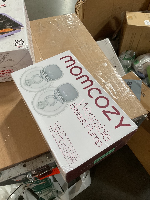 Photo 1 of ***FACTORY-SEALED***
Momcozy S9 Pro Upgraded Wearable Breast Pump, Hands-Free Design with Extended Battery Life & LED Display, Double Electric Portable Pump with 2 Modes & 9 Levels, 24mm, 2-Pack, Pink factory, sealed