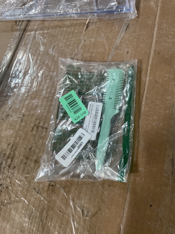 Photo 1 of * only comes with one* soft 'N Style Haircut Razor Comb, 3 Pack - Double Sided Razor Hair Styling Scissors Comb, Split Ends Trimmer Styler for Thin and Thick Hair (Green, Metal, F, 3 Count)