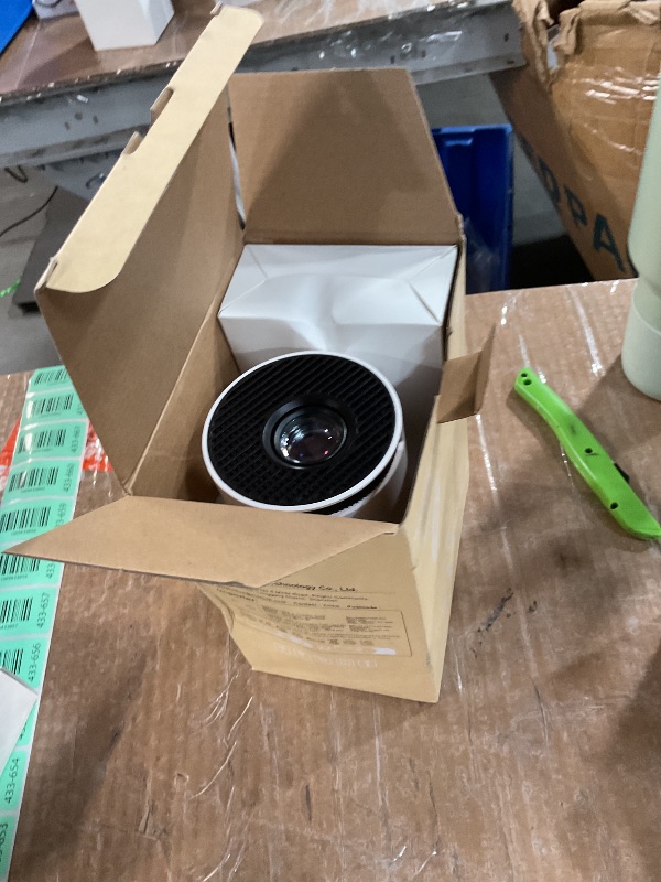 Photo 1 of [Built-in Apps & 2026 Upgraded] Mini Projector with WiFi 6 and Bluetooth 5.4 Support 4K 1080P Auto Keystone 180° Rotatable Projector Portable Compatibile with HDMI/TV Stick/Memory Stick/Laptop, White