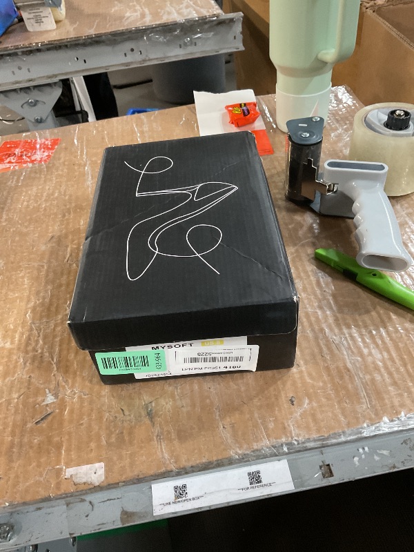 Photo 1 of ***PARTIAL SET (MISSING RIGHT FOOT SHOE) - PRICE ADJUSTED*** mysoft Women's Pumps Shoes Pointed Toe Kitten Low Heels Stiletto Ankle Strap Closed Toe Wedding Party Dress Sandals 8