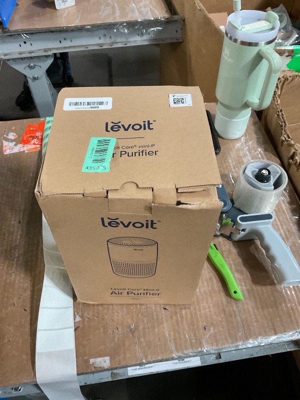 Photo 1 of ***PARTIAL SET - PRICE ADJUSTED***
LEVOIT Air Purifiers for Bedroom Home Dorm, AHAM VERIFIED, 3-in-1 Filter Claener with Fragrance Sponge, Portable Filters Smoke, Allergens, Pet Dander, Odor, Dust, Office, Desktop, Core Mini-P, White
