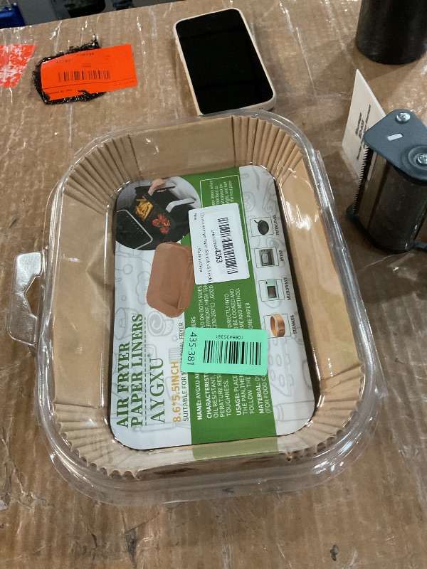 Photo 1 of (125PCS) Air Fryer Liners, Disposable for Ninja Dual Air Fryer accessories, Parchment Paper liners rectangle 8.6''*5.5''