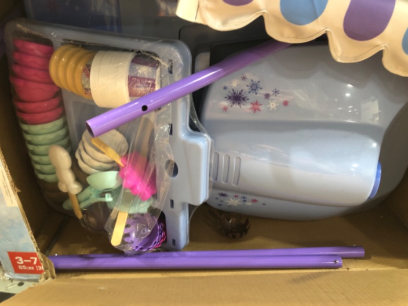 Photo 1 of ****Missing hardware *****
6V Huffy Disney Frozen Ice Cream Cart Battery Ride-on Toy Ice Cream Toys