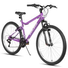 Photo 1 of ***Loose hardware***
BreeBe - 27.5 Inch Wheels 8 Speed Mountain Bike, for Men Women Boys and Girls, Front Suspension, Steel Frame - Purple