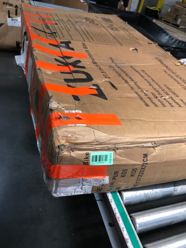 Photo 1 of ***Loose hardware***
BreeBe - 27.5 Inch Wheels 8 Speed Mountain Bike, for Men Women Boys and Girls, Front Suspension, Steel Frame - Purple