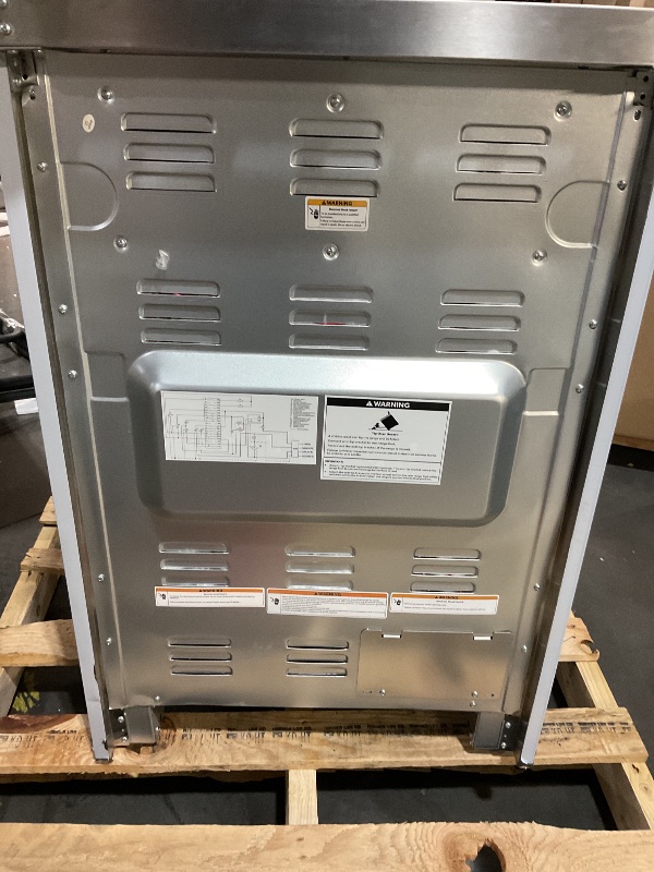 Photo 1 of ***FULL PALLET TRUCK/TRAILOR PICK UP ONLY***
***SEE NOTES FOR MORE DETAILS***
Rangaire RRE241TS 24" Electric Range Oven with Timer - Stainless Steel, Infrared Stove Burners, True Convection, Easy Reach Racks