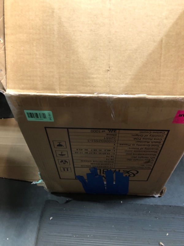 Photo 1 of ***missing hardware heavy use***Thyme & Table Barista Grade Espresso Machine with 15-Bar Pressure Conical Burr Grinder and Steam Wand Eucalyptus Green