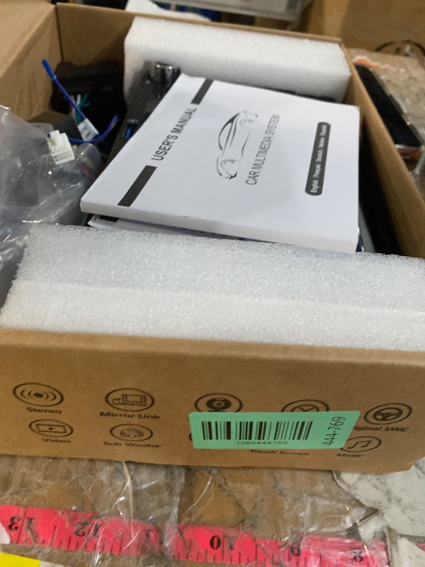 Photo 1 of ***MISSING PARTS***
Double din Car Stereo Compatible with Wireless Carplay Android Auto with Bluetooth/FM/AM Radio/USB/High Power Car Radio for VW Golf 5 6 Passat Jetta Caddy EOS T5 Tiguan Touran CC Polo