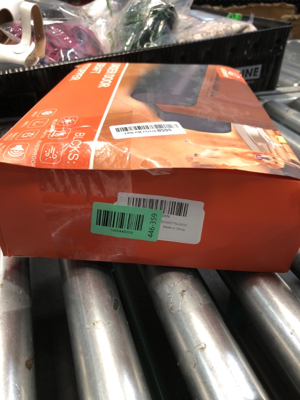 Photo 1 of (2 Pack) Under Door Draft Stopper, Under Door Blocker Size of Adjustable Size from 30" to 36", Easy Install,Gap Filler, Reduces Air Draft, Noise & Sound, Door Seal for Improved Insulation