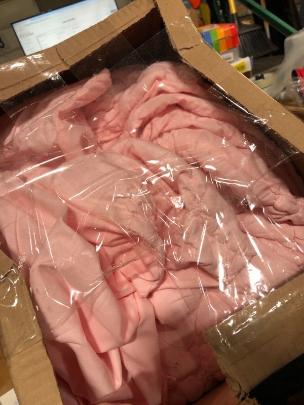 Photo 1 of ***MISSING PARTS***
Intelligent Design Queen Comforter Set – Pink Lily Puffy Floral Shabby Chic Boho Bedding, Ultra-Soft, Lightweight & All-Season, Full/Queen