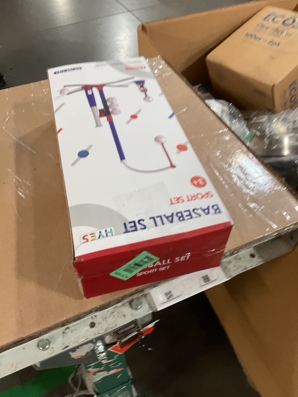 Photo 1 of ***PARTIAL SET - PRICE ADJUSTED***
HYES 3-in-1 Baseball Set for Kids 3-5 - Tee Ball Stand, Hanging Tee, Ball Launcher and 6 Softballs - Adjustable Height, Indoor/Outdoor Sport Gifts for Boys Girls, Blue