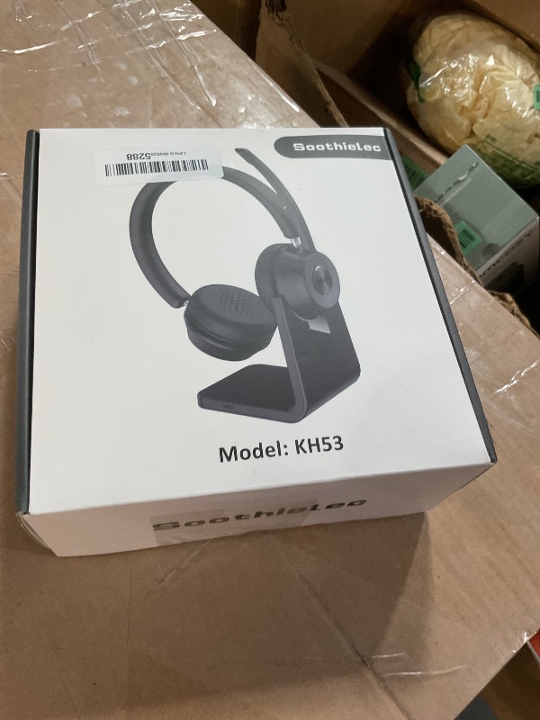 Photo 1 of (Upgraded Version) Wireless Headset, Bluetooth Headset with Noise Cancelling Microphone, Best Headphones with Mic Mute & USB Dongle for PC/Computer/Laptop/Cell Phones/Remote Work/Call Center