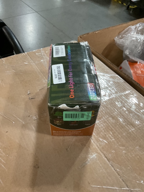 Photo 1 of ***MISSING PARTS***
14.8ft x 5ft Christmas Net Lights, 240LED 35 Colors Changing Outdoor Christmas Mesh String Lights, Multicolor Green Blue Waterproof Connectable for St. Patrick's Day Xmas Tree Bushes Holiday Party