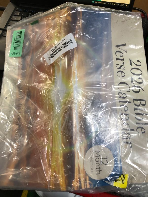 Photo 1 of ***MINOR DAMAGED - SEE NOTES/PICTURES***2026 Wall Calendar Christian, Bible Verse Calendar 2026, 12 Monthly Religious Spiritual Scripture Gifts For Men, Women, NIV Biblical Quotes Catholic Present, Jesus Faith Home Office Decor 12X12"