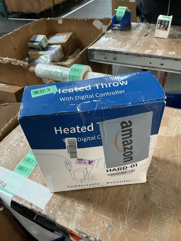 Photo 1 of ***MISSING PARTS***
SNUGSUN Heated Blanket Throw Size, Soft and Cozy Electric Heating Blanket for Bed, Automatic Safety System 6 Heating Levels & 4 Hours Auto-Off, 50" x 60" Taro Purple