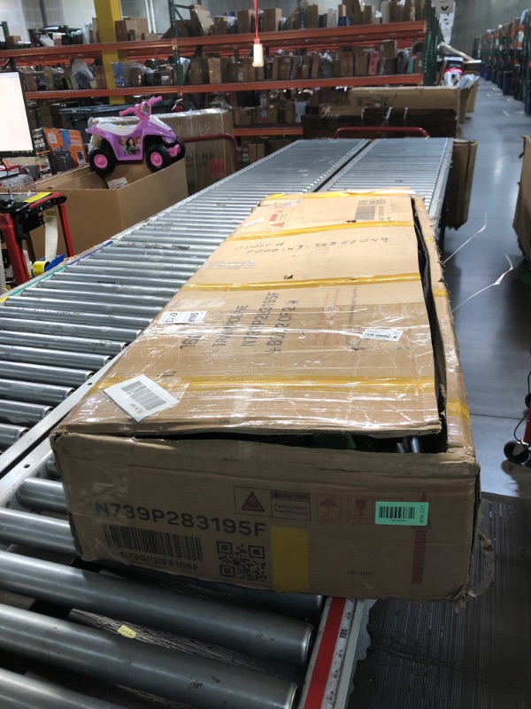 Photo 1 of ***STOCK PHOTO FOR REFERENCE ONLY ***EUROCO 16FT Trampoline for Kids and Adults, Outdoor Large Trampoline with Enclosure Net, 1500LBS Heavy-Duty Round Trampoline ** Box # 2 only missing box # 1 ***