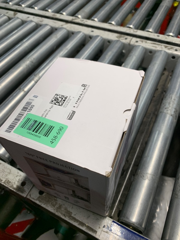 Photo 1 of ?Electric Focus?Mini Projector with WiFi 6 and Bluetooth 5.4, Smart Portable Projector 4k Support, 5W Soundbase Speaker, Auto Keystone 180° Rotation, Home Outdoor Movie Proyector HY300Ultra