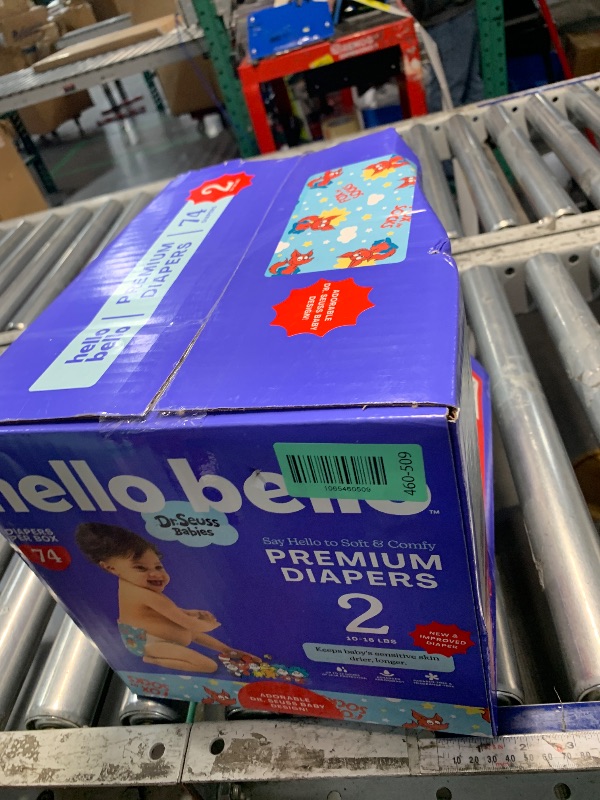 Photo 1 of ***FACTORY SEALED***Hello Bello Dr. Seuss Babies Premium Diapers, Size 2, 74 Count: Softness & Protection for Sensitive Skin