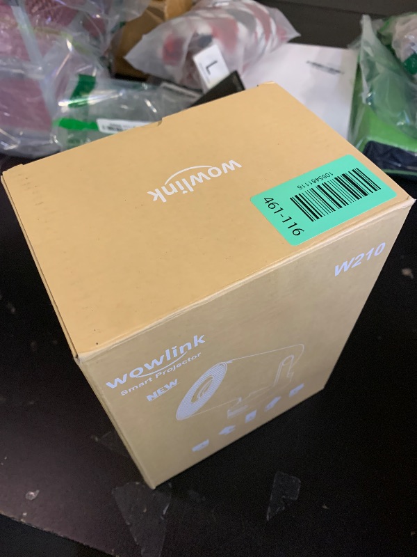 Photo 1 of [Built-in Apps & 2026 Upgraded] Mini Projector with WiFi 6 and Bluetooth 5.4 Support 4K 1080P Auto Keystone 180° Rotatable Projector Portable Compatibile with HDMI/TV Stick/Memory Stick/Laptop, White