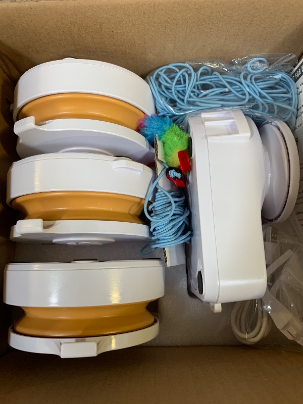 Photo 1 of Interactive Cat Toy for Indoor Cats – Automatic Moving & Enrichment Toy for Indoor Cats/Kitten, Auto/Manual Control Cat Treadmill for Exercise & Mental Stimulation, Stimulating Chase Toys (H1K3)