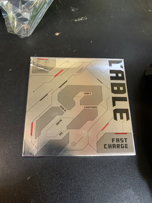 Photo 1 of [Upgraded] 4-in-1 USB C Cable 60W 5FT Lightning Cable Fast Charging Flat Nylon Braided for iPhone iPad Charger Cord [480Mbps Data Sync] Multi Charge Wire Combo with Lightning/Type C/USB A Port