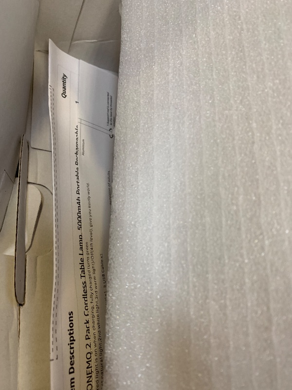 Photo 1 of JONEMO 2 Pack Cordless Table Lamp, 5000mAh Portable Rechargeable Table Lamp, 3 Color Modes Stepless Dimming Table Light with Memory Function, for Dinner, Patio, Home, Restaurant.(Gold)