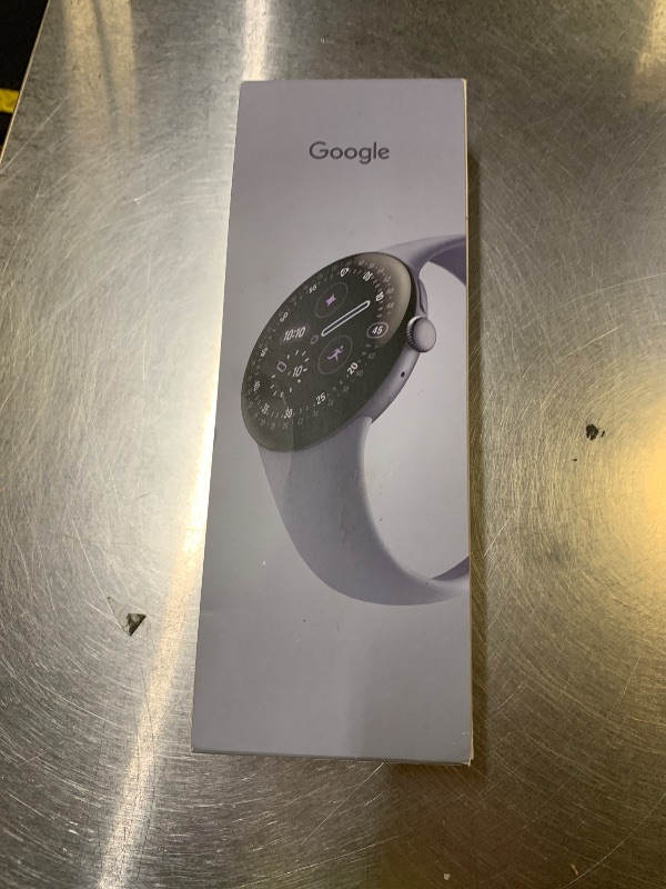 Photo 1 of Google Pixel Watch 4 (45mm) - Android Smartwatch with Heart Rate and Sleep Tracking - 40-Hour Battery - Fitness Tracking - Google AI - Satin Moonstone Aluminum Case - Moonstone Active Band - Wi-Fi