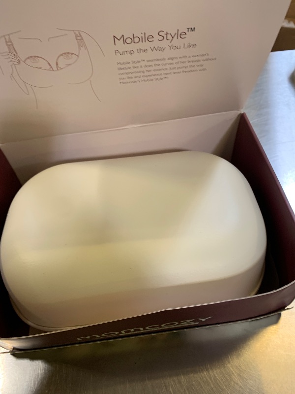 Photo 1 of Momcozy Breast Pump Hands Free Mobile Style | M6, Wearable Breastfeeding Pump Ideal Rhythm for More Milk, DoubleFit Flange More Fit & Discreet with 3 Modes & 9 Levels, 24mm - 2 Pack Cozy Red