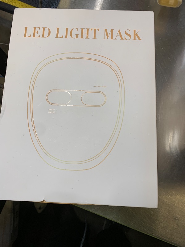 Photo 1 of Red Light Therapy Mask for Face, 2026 LED Face Mask Light Therapy, 4 Modes with Red/Blue/infrared/Dual Red & Blue Lights for Reduce Acne, Anti-Aging and Blemish Repair, Full Face Coverage, Lightweight