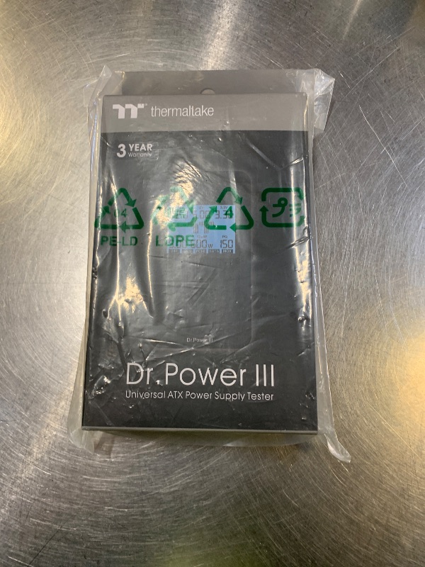 Photo 1 of Thermaltake Dr. Power III ATX Power Supply Tester/Support up to ATX12V v3.1 with PCIe 12+4pin Connector/Voltage Output for +12V, +5V, +3.3V, and +5Vsb, AC-069-OO1NAN-A1