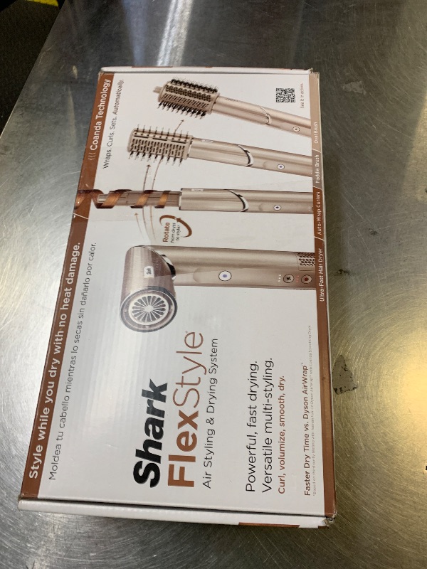 Photo 1 of Shark HD430 FlexStyle Air Styling & Drying System, Powerful Hair Dryer Brush & Multi-Styler with Auto-Wrap Curlers, Paddle Brush, Oval Brush, Concentrator Attachment, Stone