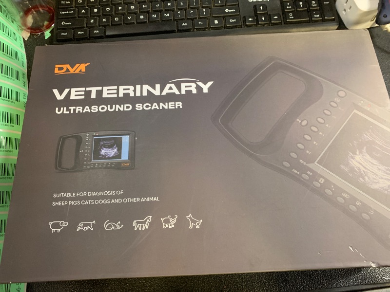 Photo 1 of Portable Ultrasound Machine for Pregnancy - Digital Sonogram Machine with 3.5 MHz Probe and 8-Color Panels - Perfect for Sheep, Dogs, Cats, and Pigs Pregnancy Testing