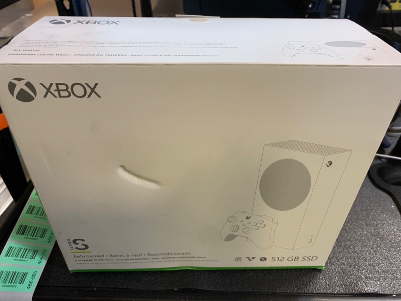 Photo 1 of Xbox Series S - All Digital Gaming Console - 512GB SSD - Includes Wireless Controller - 120FPS (Renewed Premium)