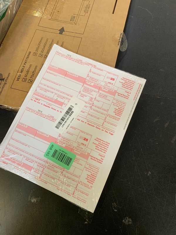 Photo 1 of 1099-R Copy A Tax Forms 2025 (distributions) Laser Tax Forms, Red Ink Laser Forms for IRS Filing, Copy A ONLY Federal Copy A 2025, Pack of 25 Forms - 13 Sheets