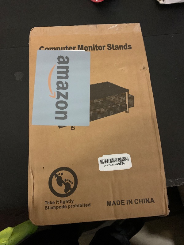 Photo 1 of OPNICE Desk Organizers and Accessories, 2-Tier Computer Monitor Stand Riser with Drawer and 2 Pen Holders, Laptop Stand, Office Desk Accessories & Office Decor for Women, Purple