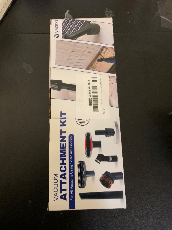 Photo 1 of 1.25 Inch Vacuum Brush Attachment Kit with Hose Adapter - Fit Vacuums Using 1-1/4'' Accessories (Wand/Hose Outer Diameter 1.25'') - For Small Shop Vacs: Horse Hair Dust Brush and More (6 Pack)