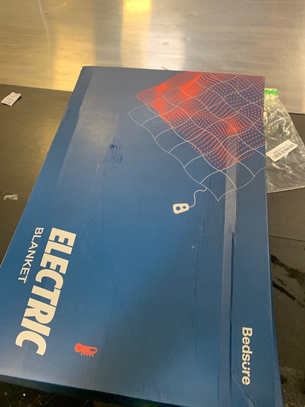 Photo 1 of Bedsure GentleSoft Electric Blanket King Size - Soft Ribbed Flannel Heated Blanket with Dual Control, Heating with 10 Heat Settings & 10 Time Settings, 8 hrs Timer Auto Shut Off (90x100 inches, Grey)