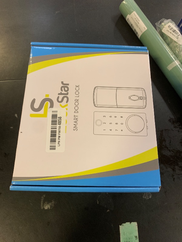 Photo 1 of LOCKSTAR® Smart Door Lock • Keyless Entry Deadbolt Door Lock • Multiple Entry Methods – APP • Fingerprint Touch ID • Keypad Code • Card FOB • Traditional Key • Smart Home Devices