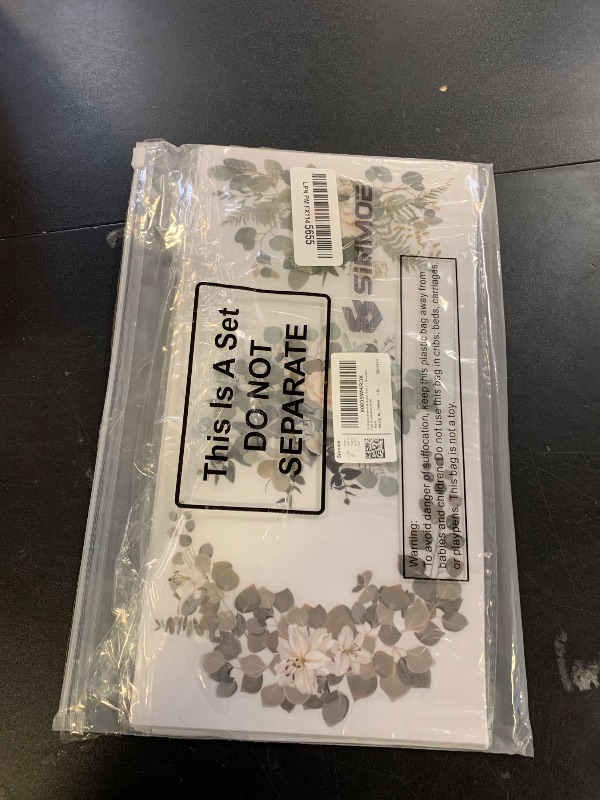 Photo 1 of 10 Sheets Botanical Flower Rub on Transfers for Craft 6 x 12 Inches Vintage Floral Furniture Rub on Transfers Sticker Decals Decorations for Cabinet Wood Door DIY Craft (Eucalyptus Style)