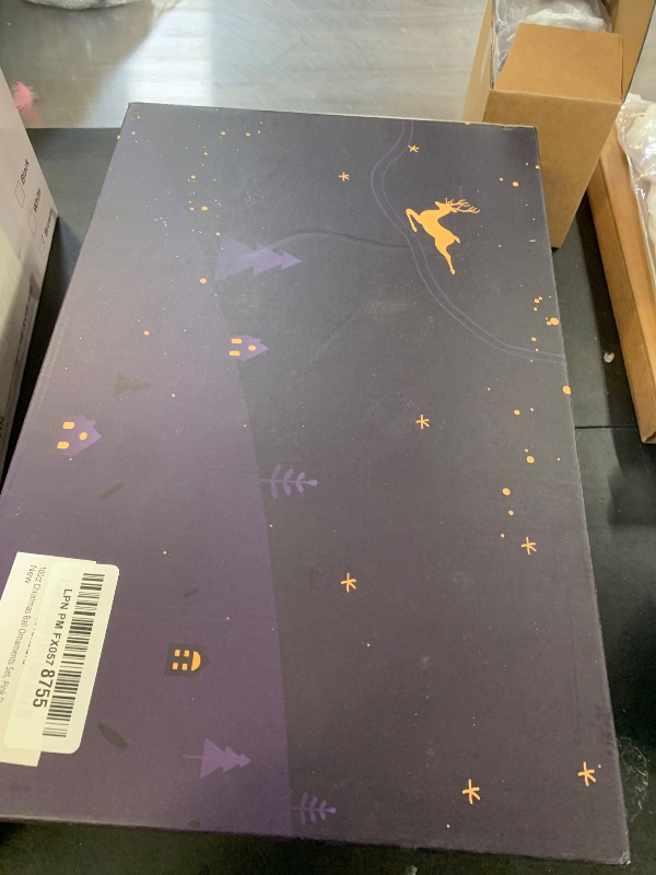 Photo 1 of 100 Pack Pink Christmas Ball Ornaments Set, Hand-Painted Shatterproof Hanging Decorations, Assorted Baubles Bulk for Xmas Tree Wreath, Winter Holiday Home Party Decor