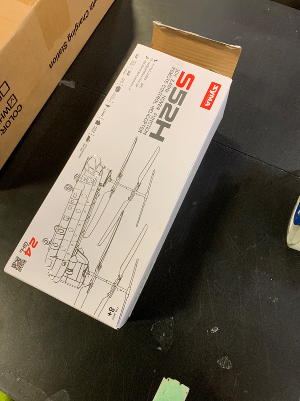 Photo 1 of SYMA Remote Control Helicopter, S52H Military Transport RC Helicopter with Altitude Hold, One Key take Off/Landing, LED Light, Low Battery Reminder, Army Toys for Kids and Military Fans