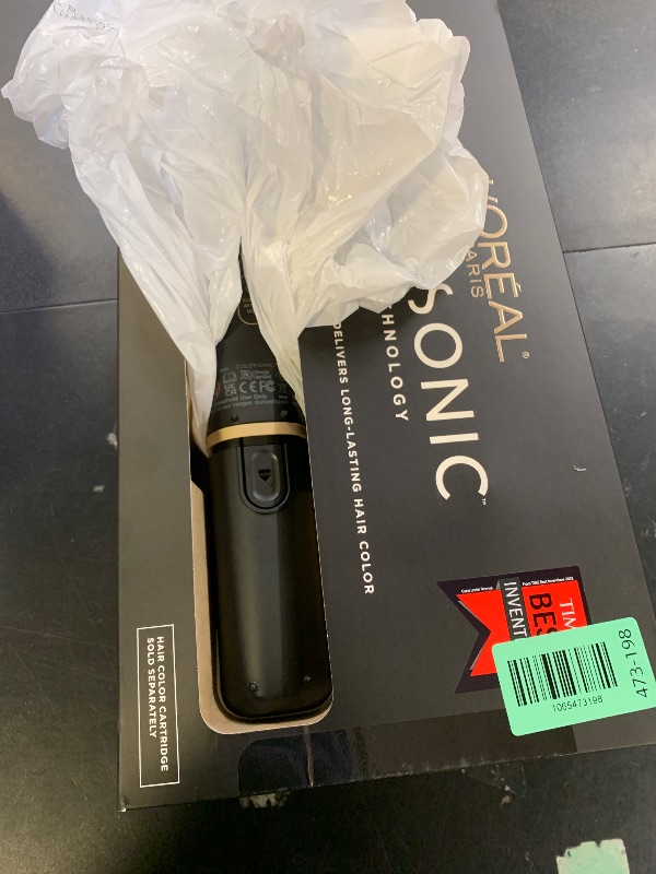 Photo 1 of L'Oreal Paris Colorsonic Permanent Hair Dye Coloring Device for Root Touch Up, All Over Color, and Gray Coverage, Mistake-Free Application (Hair Color Cartridge Sold Separately)