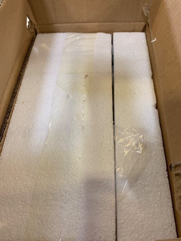 Photo 1 of ?Upgraded?Dimmable Gold Floor Lamp for Living Room with Clear Glass Lampshade, Glass Modern Floor Lamp with 900LM Edison Bulb Included, Standing Tall Lamp for Bedroom, Office, Reading Room, Corner