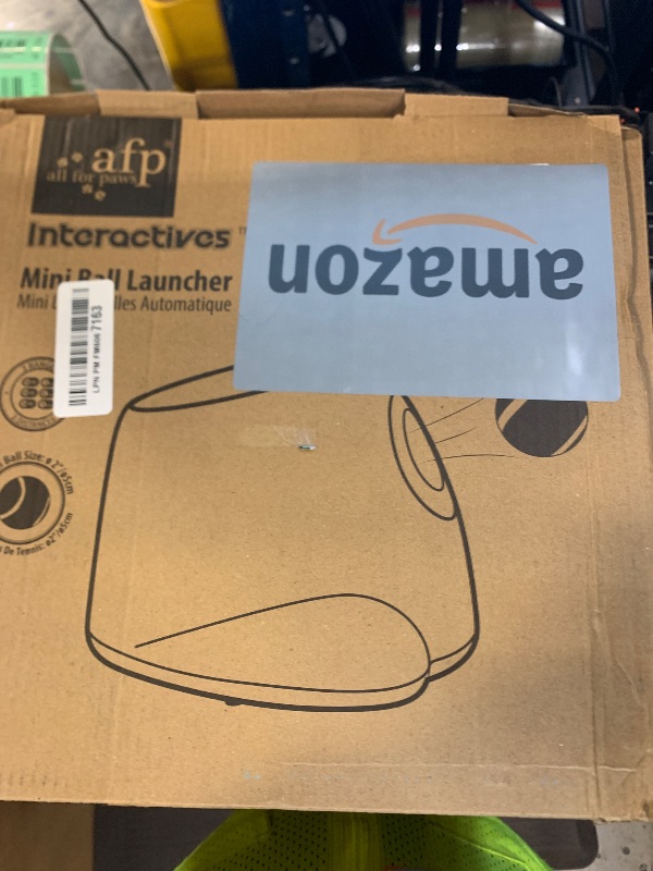 Photo 1 of ALL FOR PAWS Automatic Dog Ball Launcher for Medium to Large Dogs, Interactive Tennis Ball Thrower, Rechargeable Dog Toy Mental Stimulation Training Game for Energetic Dogs