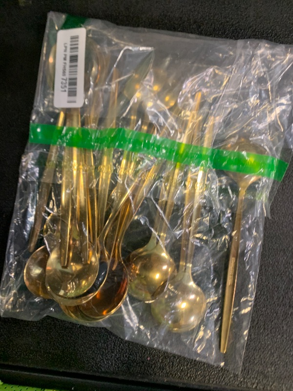 Photo 1 of Lemosae 240 Pcs Gold Silverware Set for 80 - Stainless Steel Flatware Cutlery Set Include Forks, Knives & Spoons for Wedding Parties, Kitchen, Restaurant - Dishwasher Safe