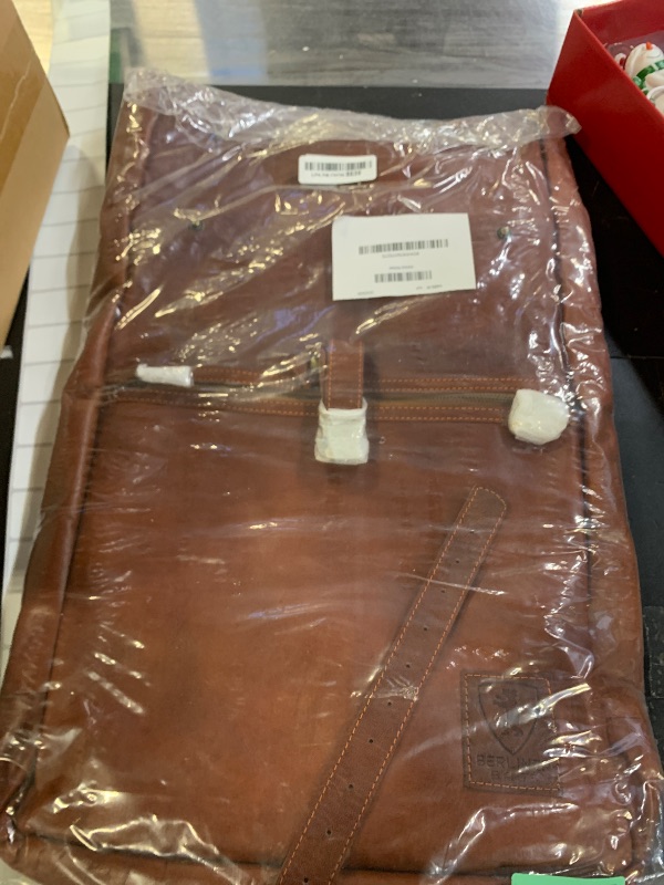 Photo 1 of BERLINER BAGS Vintage Genuine Leather Backpack Utrecht, Laptop Backpack, Travel Backpack for Women and Men - Brown